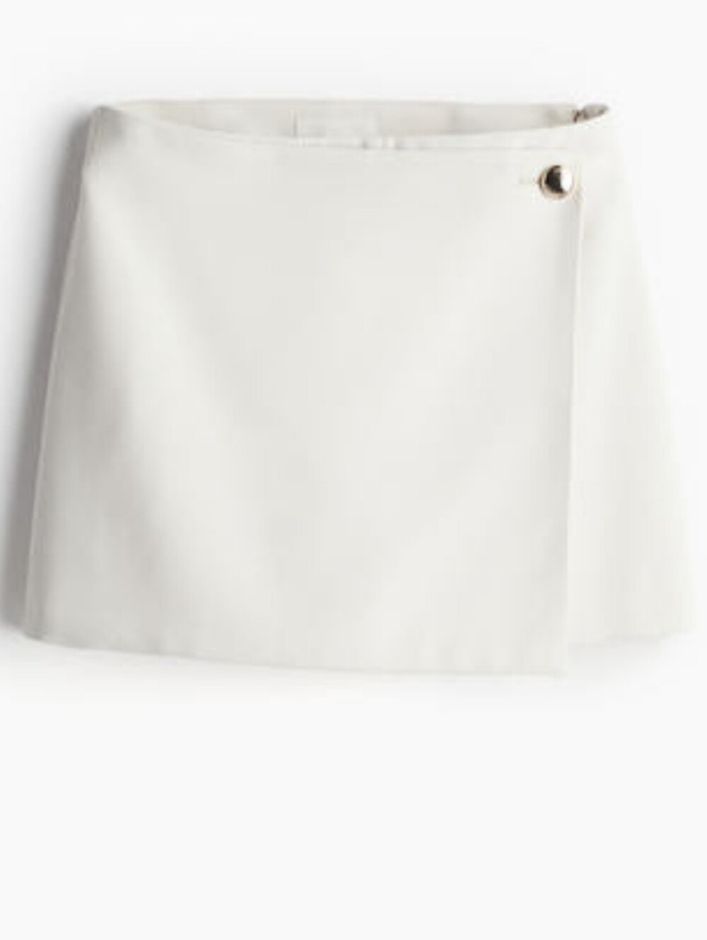 H&M White Mini Skort
